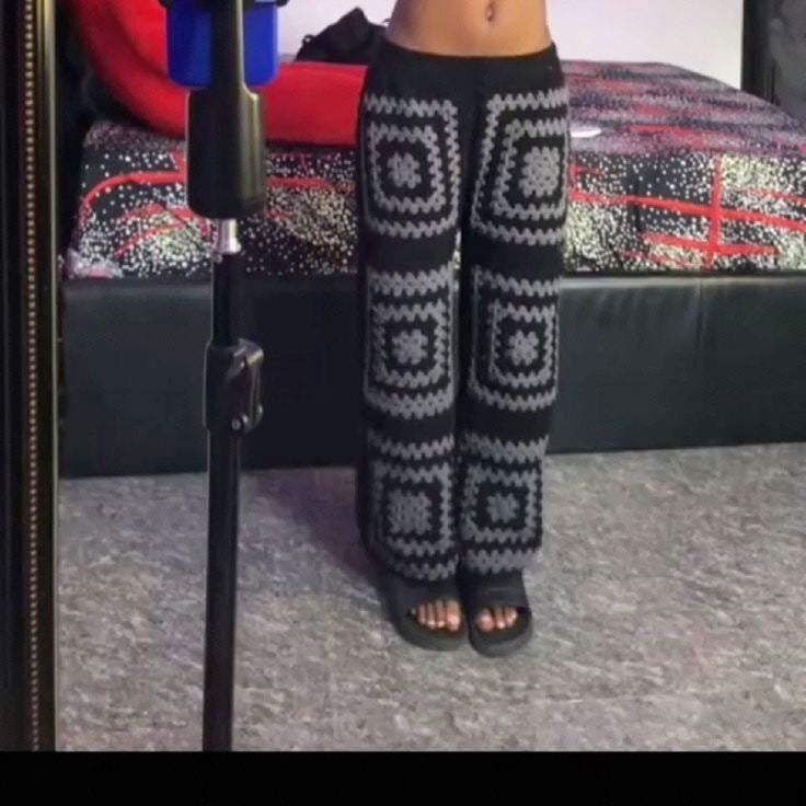 Pantalon granny au crochet