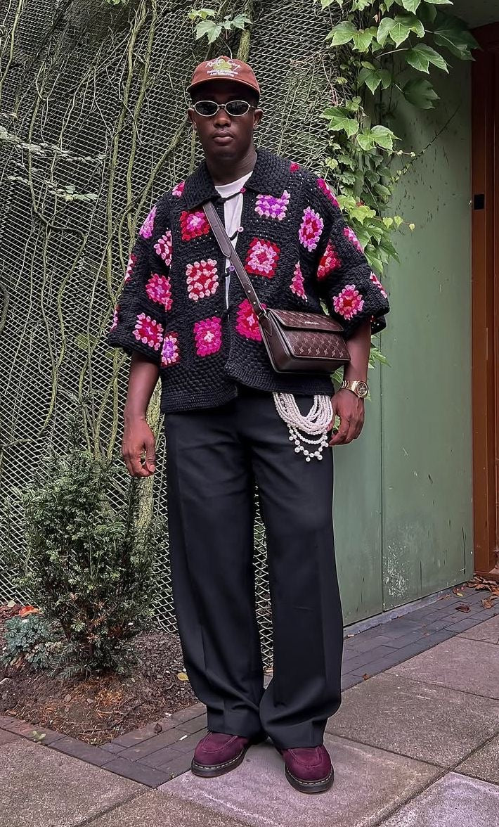 Chemisier au crochet