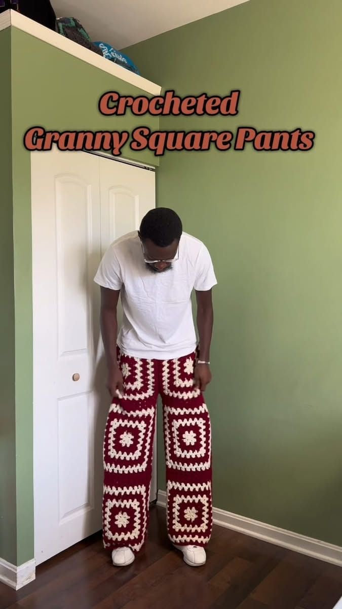 Pantalon granny au crochet
