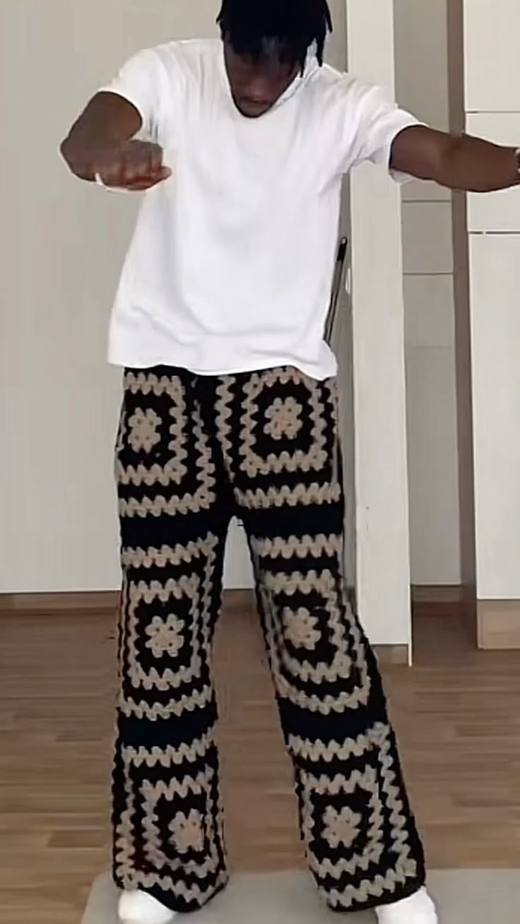 Pantalon granny au crochet